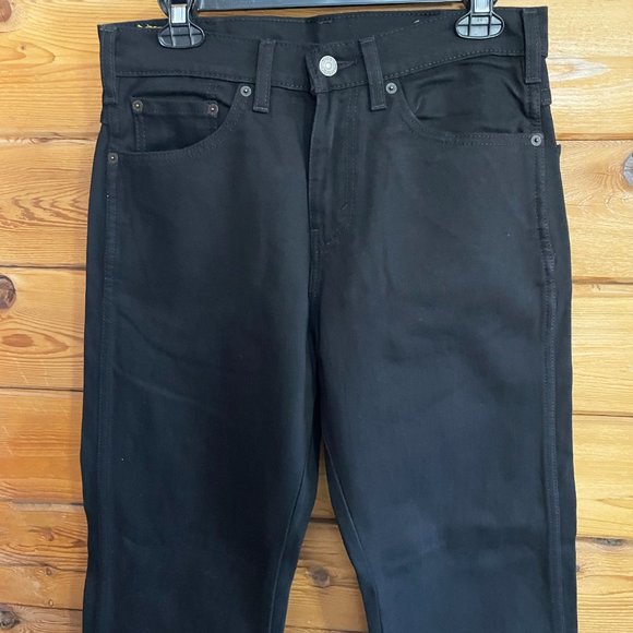 NWT Levi's Jeans Mens Black Western Fit Strong Straight Leg Zip 30x30 - Picture 6 of 10